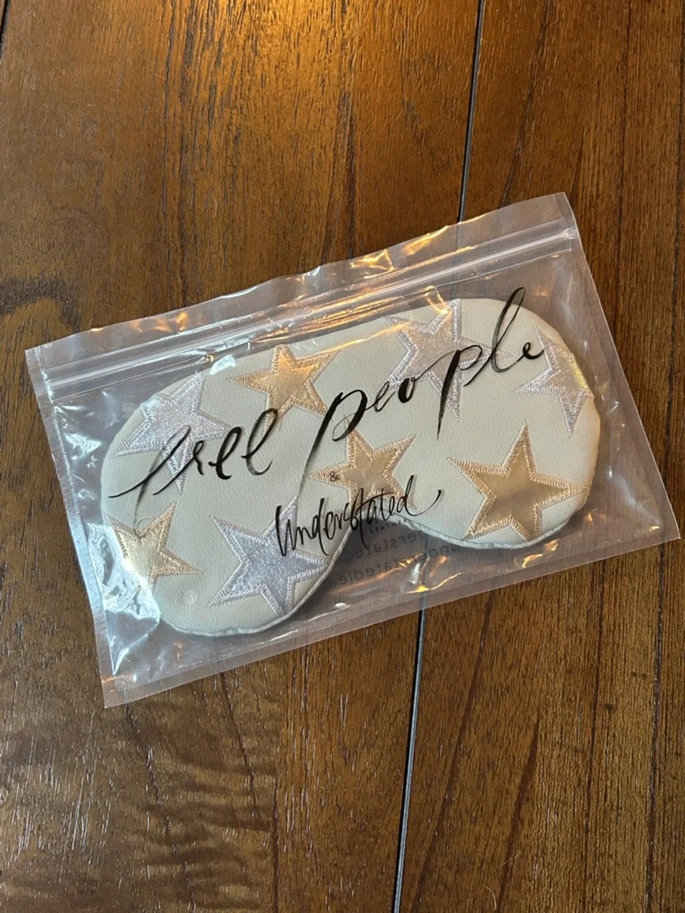 Free People x Understated Vegan Leather Starry Eyed Travel Eye Mask